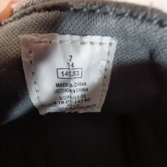 Kids Old Navy Toddler Sz 7 Grey S TB DESERT BO Chukka Boots - Picture 3 of 7